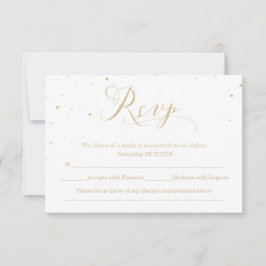 UAwg für die Winterhochzeit in der Nacht RSVP Karte