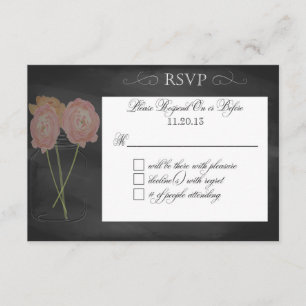 UAwg für Hochzeiten/Zivile Gewerkschaft RSVP Karte