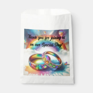 UAWG Gay Lesbian Rainbow Rings Favoriten Geschenktütchen