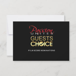 UAWG Guests Choice Card Einladung