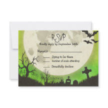 UAWG Halloween Hochzeit - grün mit Vollmond
