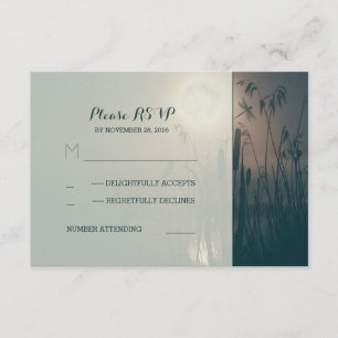 UAWG Hochzeit des Libellensumpfes und des RSVP Karte