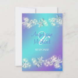 UAwg-Hochzeit mit Seestern RSVP Karte