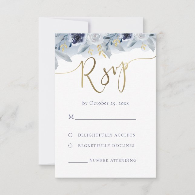 UAWG Hochzeit RSVP Karte (Vorderseite)
