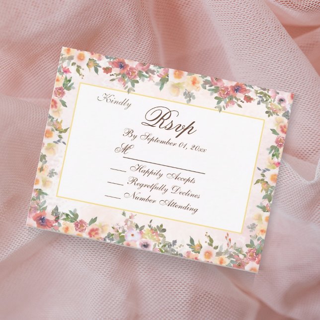 UAwg-Hochzeitkarte für Wasserfarbenfloralblüten Einladung (Von Creator hochgeladen)