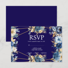 UAwg-Karte für Navy Blue und Gold