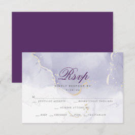 UAWG | Lilac Watercolor RSVP Karte