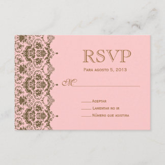UAWG para boda en español / Wedding Rsvp