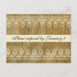 UAwg Postcard, Goldtint Einladungspostkarte