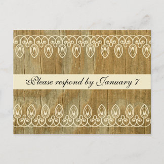 UAwg Postcard, Goldtint Einladungspostkarte