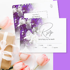 UAWG Postcard Response to Wedding Invite Postkarte