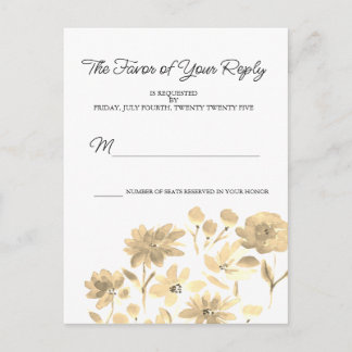UAWG Postkarte für Vintages Blumenmuster