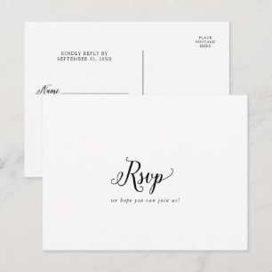 UAWG Postkarte für Vintages Skriptmenü