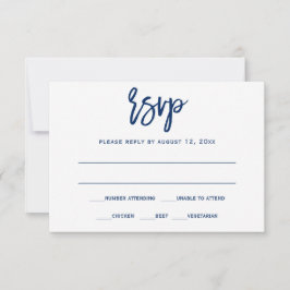 UAWG Postkarte | Pinselkalligrafie — Navy Blue