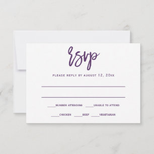 UAWG Postkarte Pinselkalligraphie - Pflaume / Li
