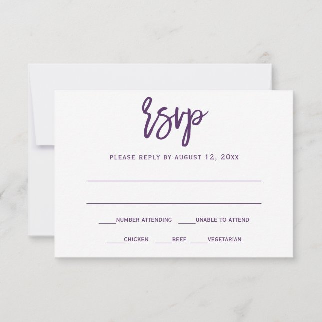 UAWG Postkarte | Pinselkalligraphie - Pflaume / Li (Vorderseite)