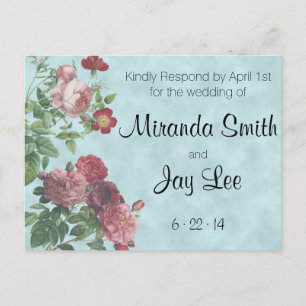 UAWG Postkarte   Vintage Rose