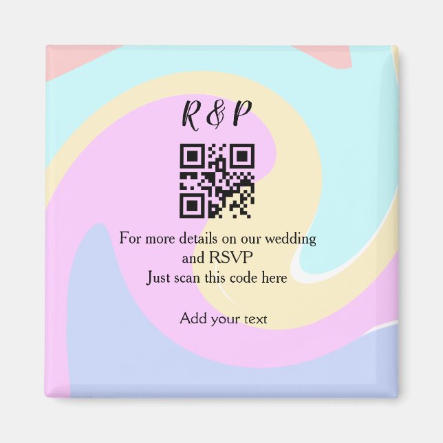 UAwg q oder Code hinzufügen Magnet (Vorne)