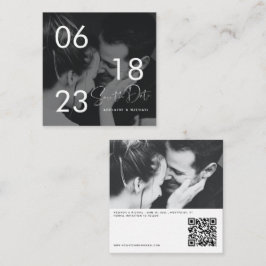 UAwg QR Code Foto Details Hochzeitkarte Begleitkarte