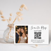 uAwg qr minimalistisches Foto für Hochzeiten
