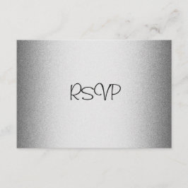 UAWG Response Card Alle Ereignisse Elegantes Silbe RSVP Karte