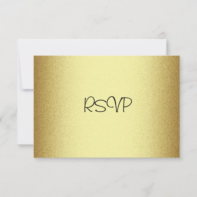 UAWG Response Card Alle Veranstaltungen Elegantes  RSVP Karte (Vorderseite)
