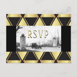 UAWG Roaring Twenties Art Deco Einladungspostkarte