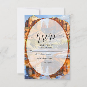 UAWG Sedona Arizona Roter Felsen RSVP Karte