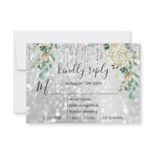 UAWG Silver Wedding Glitzer Bridal Mint Glitzer