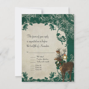 UAWG Vintag Elegante RSVP Karte