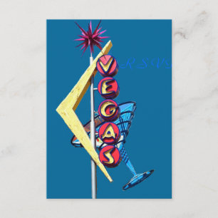 UAWG Vintages Neonlas vegas RSVP Karte