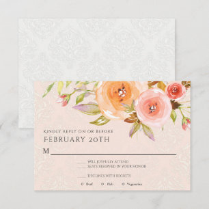 UAWG Wedding Blues Blush Rose Aquarellbilder Einladung