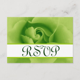 UAwg Wedding Response Card Kleine Green Rose RSVP Karte