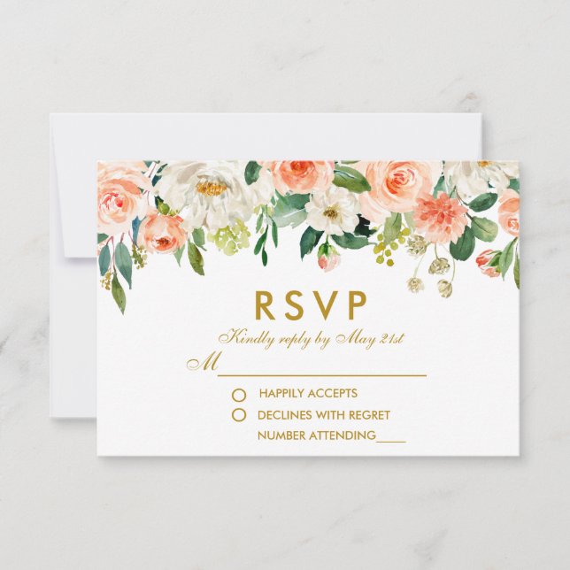 UAwg Wedding RSVP Karte (Vorderseite)
