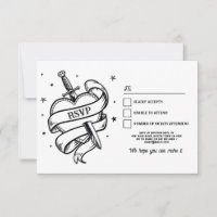 UAWG Wedding Tattoo Traditionelles Rockherz