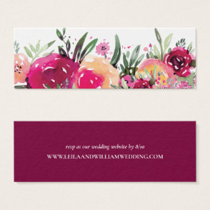 UAwg zur Hochzeitswebsite zum Blumenrosa