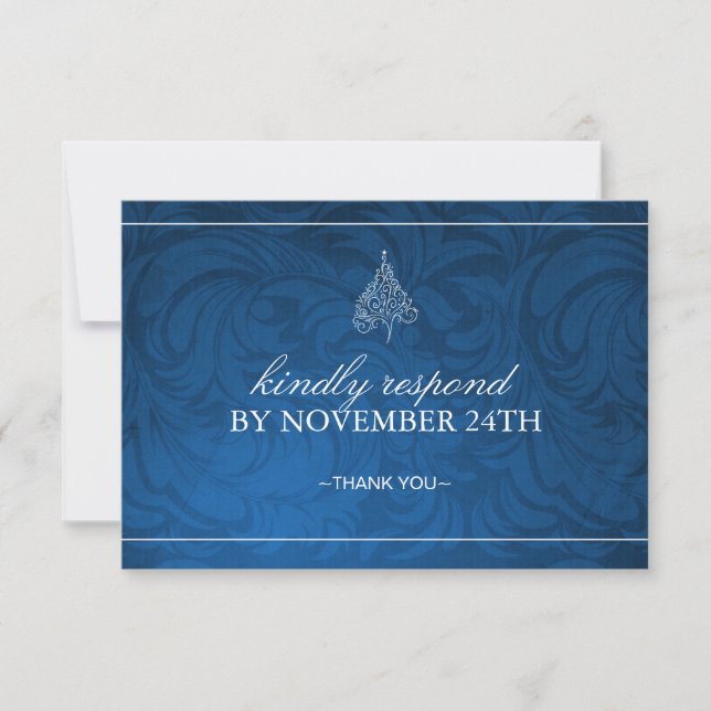 UAwg zur Weihnachtszeit RSVP Karte (Vorderseite)