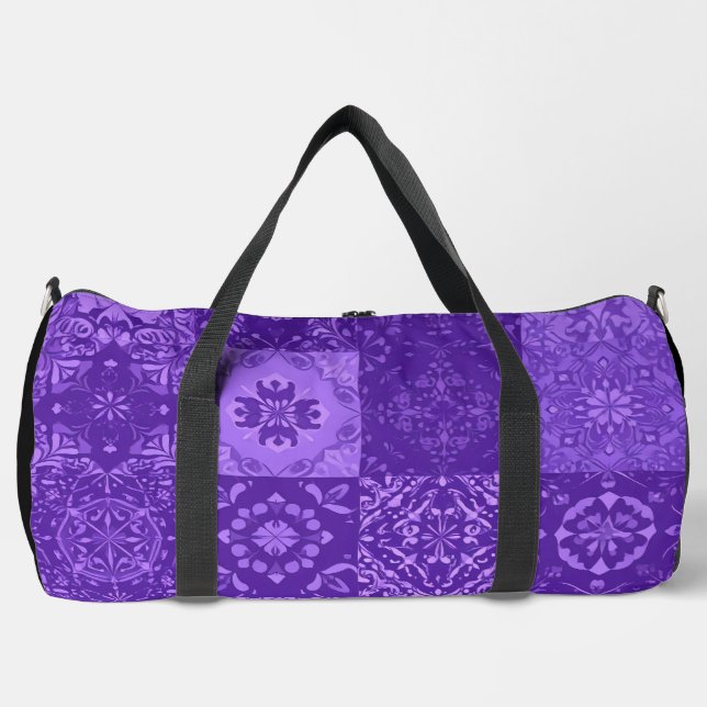 Ube Halaya Violett LARGE Duffle Bag (Vorderseite)