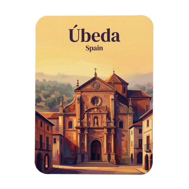 Úbeda Spanien Magnet (Vertikal)