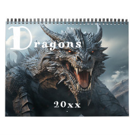 Übel Beängstigende Drachen Kalender