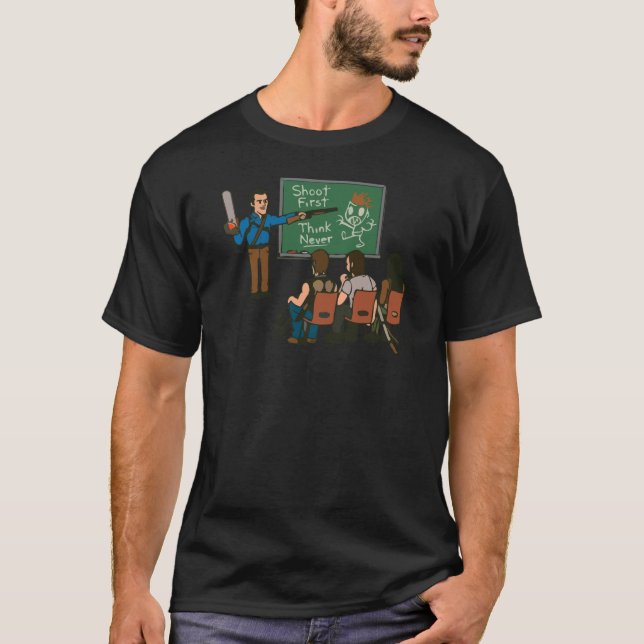 Übel gegen Walking T-Shirt (Vorderseite)