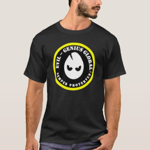 Übel-Genie globaler T - Shirt