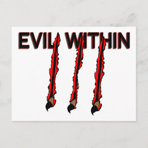 Übel im Inneren Postkarte