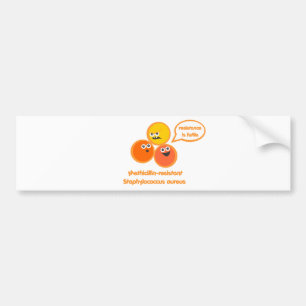 Übel MRSA Autoaufkleber