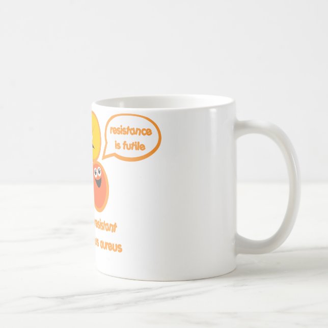 Übel MRSA Kaffeetasse (Rechts)