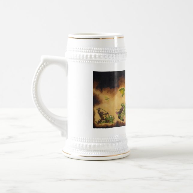 Übel-ution Kaffeetasse/Stein Bierglas (Links)