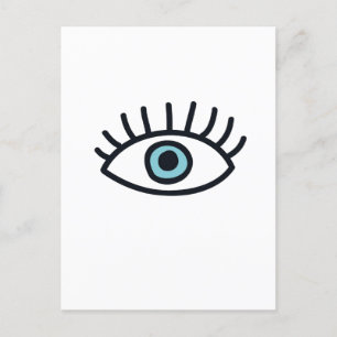 Übeles Auge Postkarte