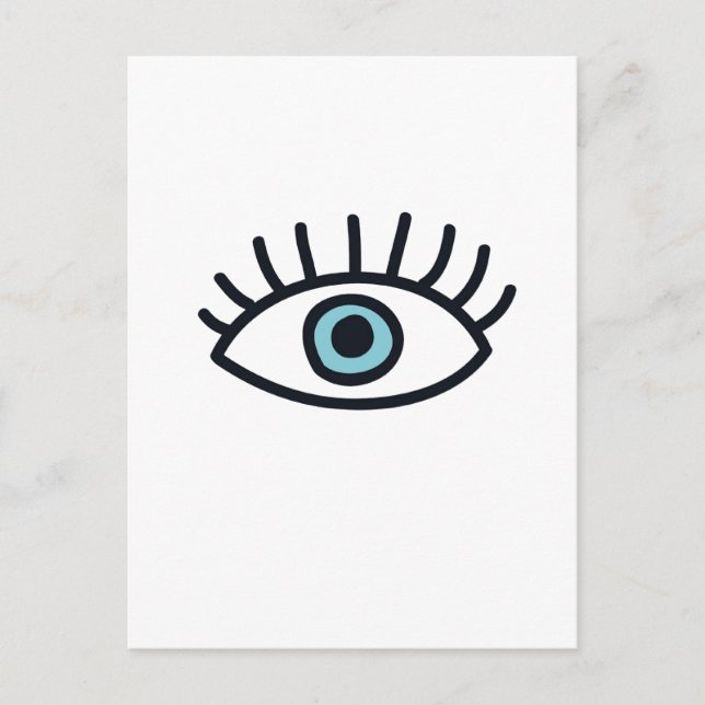 Übeles Auge Postkarte (Vorderseite)
