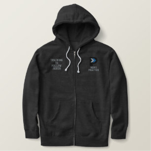 Üben Sie Hoodie Bestickter Hoodie