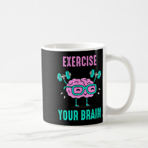 Üben Sie Ihr Gehirn trainieren Sie Ihr Gehirn lust Kaffeetasse